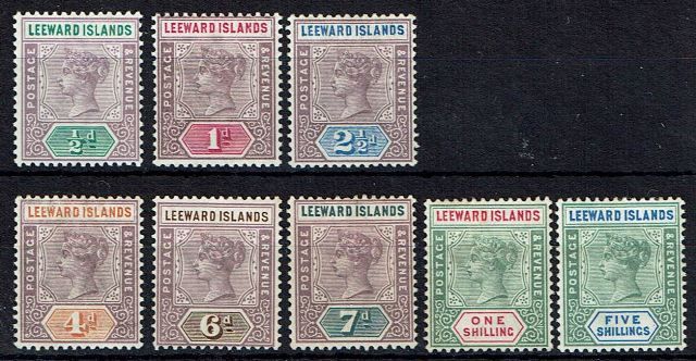 Image of Leeward Islands SG 1/8 MM British Commonwealth Stamp